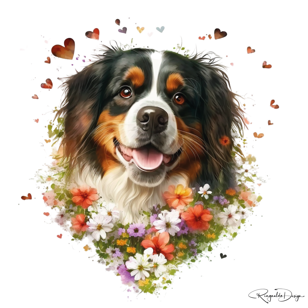 Kaart met Berner Sennen
