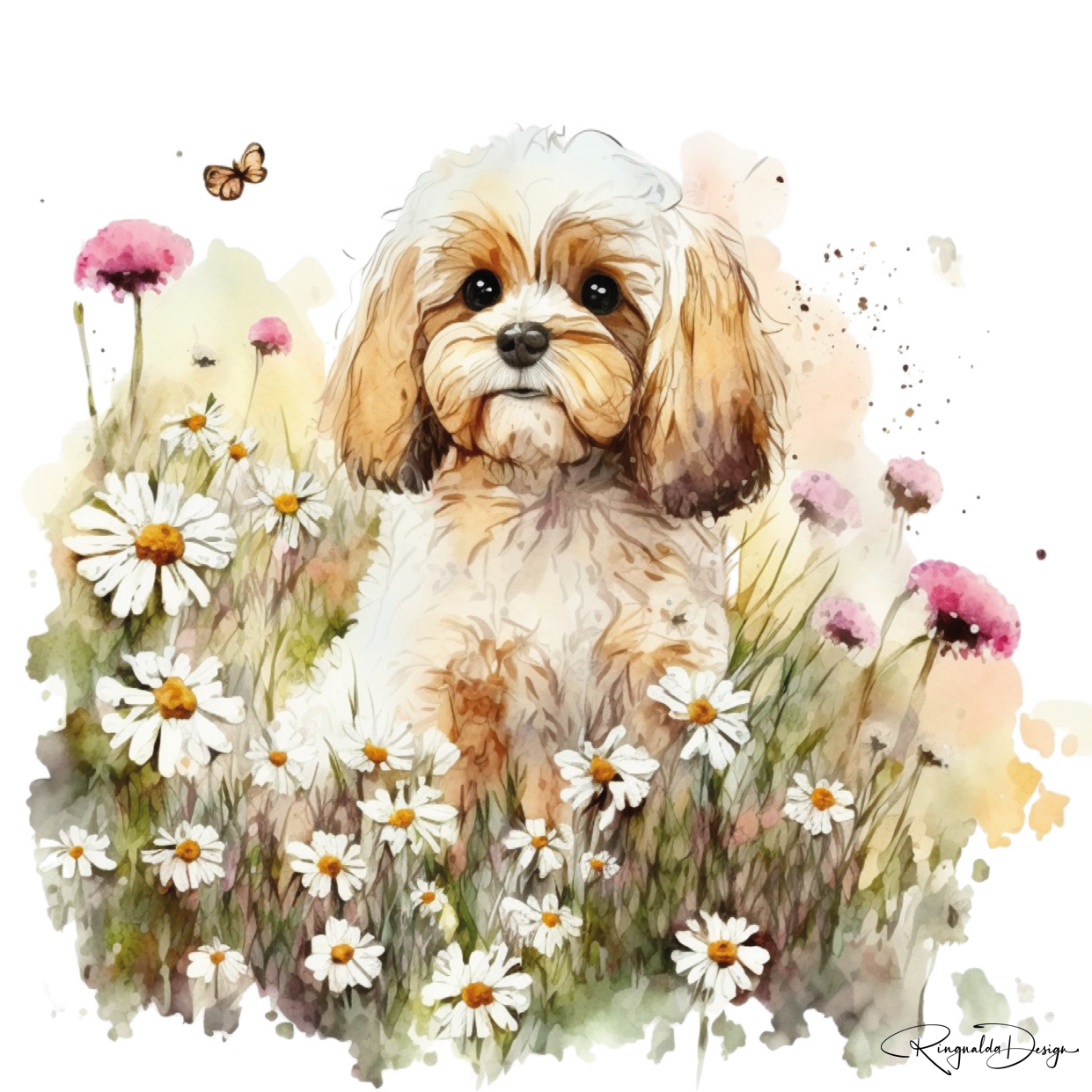 Kaarten met diverse pups