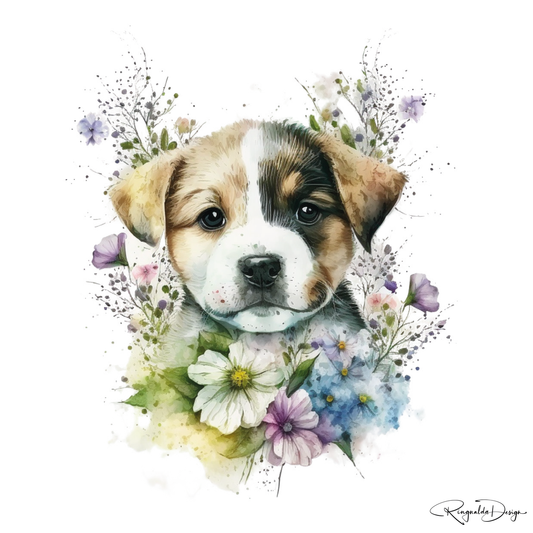 Karten mit Hundeaufdruck