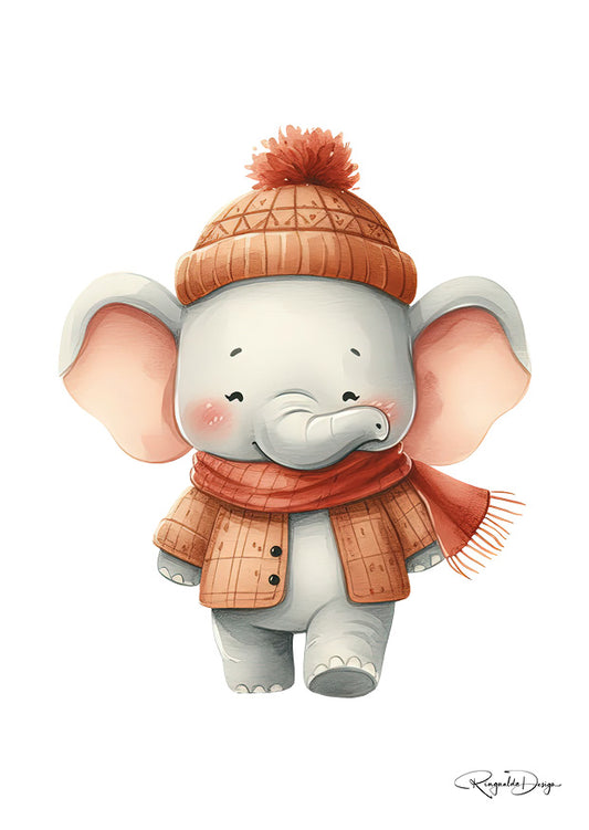 Kaart Herfst Olifant