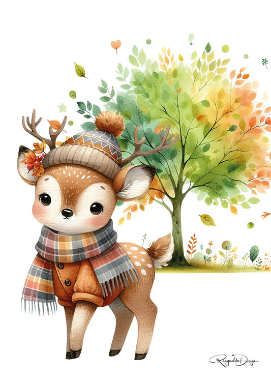 Kaart Herfst Hert