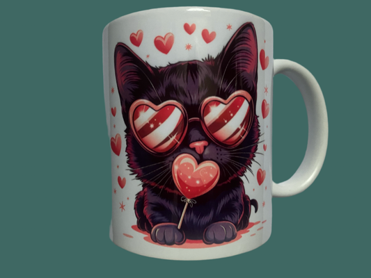 Valentijn mok ~ Poes