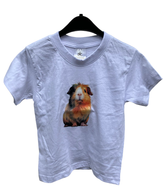 T-Shirt mit Meerschweinchen-Aufdruck Damen