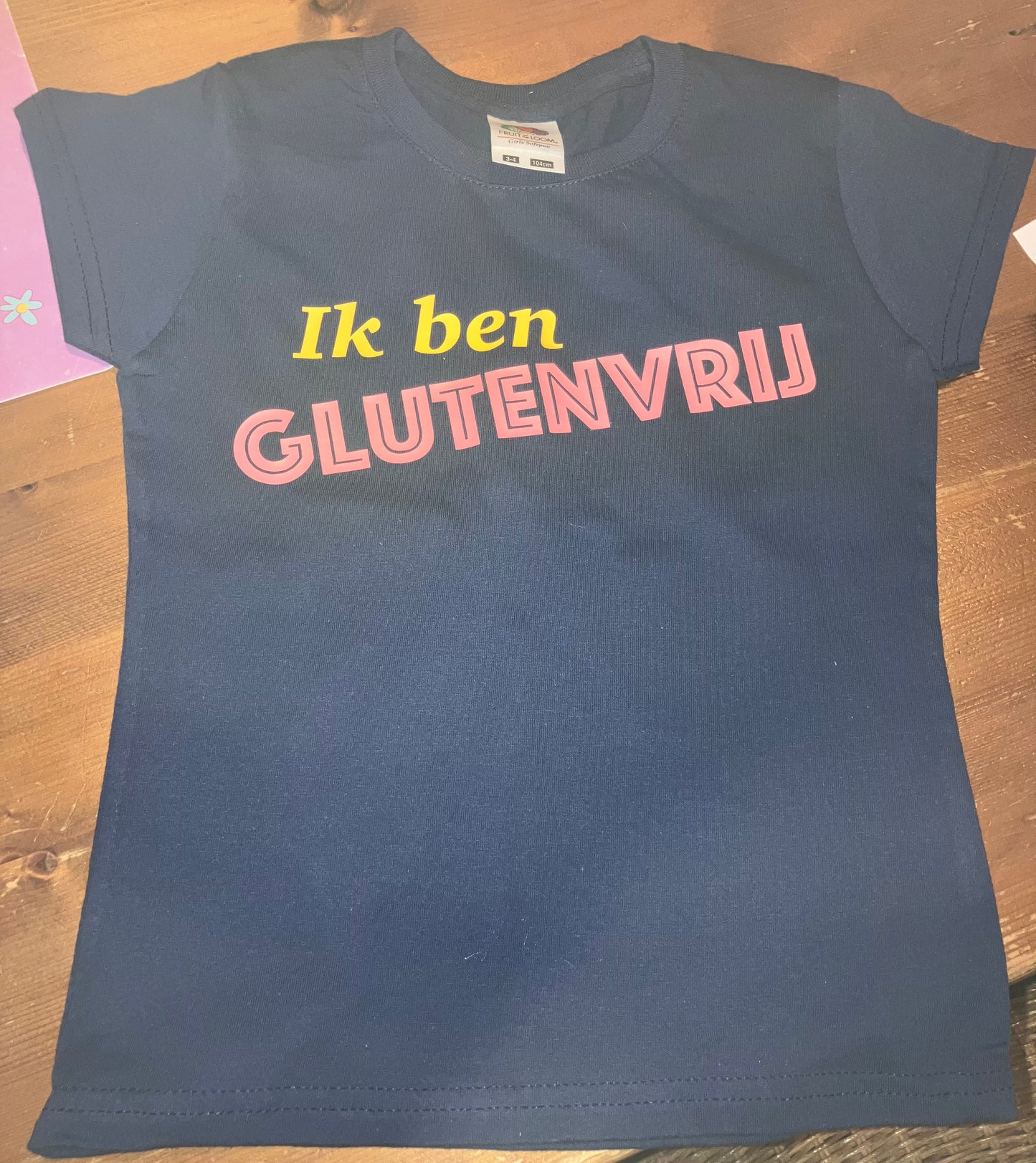 Textiel tekst ~ Ik ben Glutenvrij