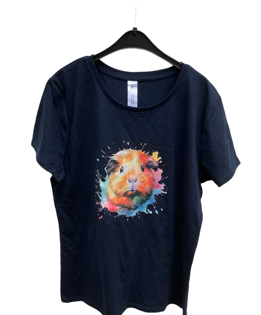 T-Shirt Meerschweinchen-Aufdruck Unisex