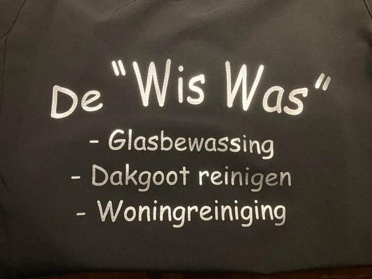 Bedrijfskleding ~ Ruglogo