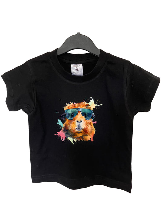 T-Shirt Meerschweinchen-Aufdruck Unisex