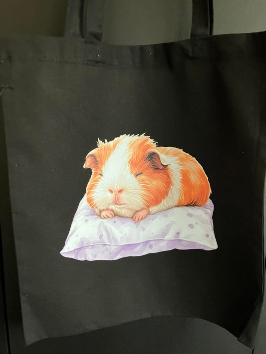 Linnen tas cavia slapend