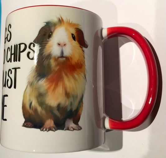 Tasse mit Meerschweinchen-Aufdruck