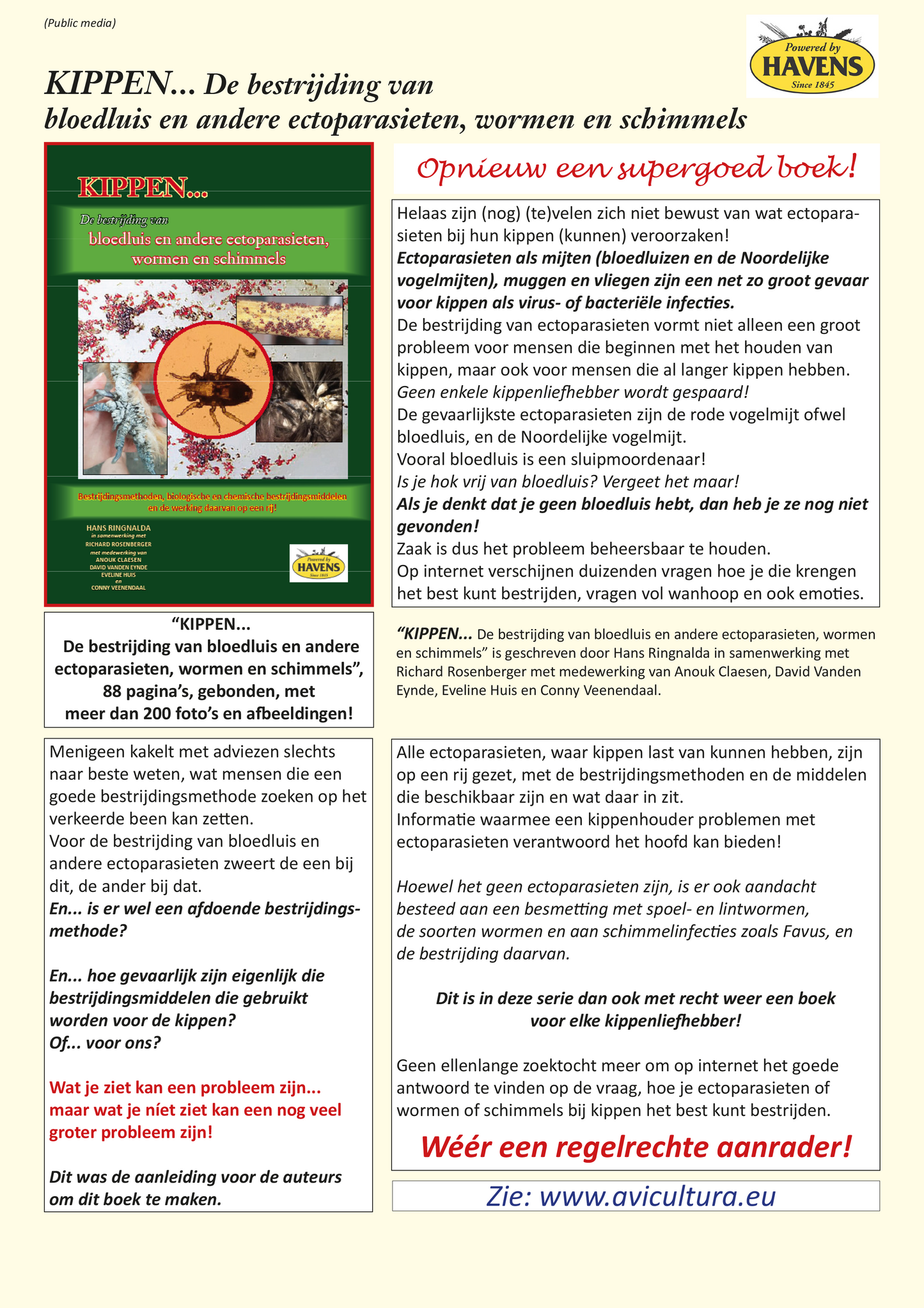 Kippen.. Ectoparasieten