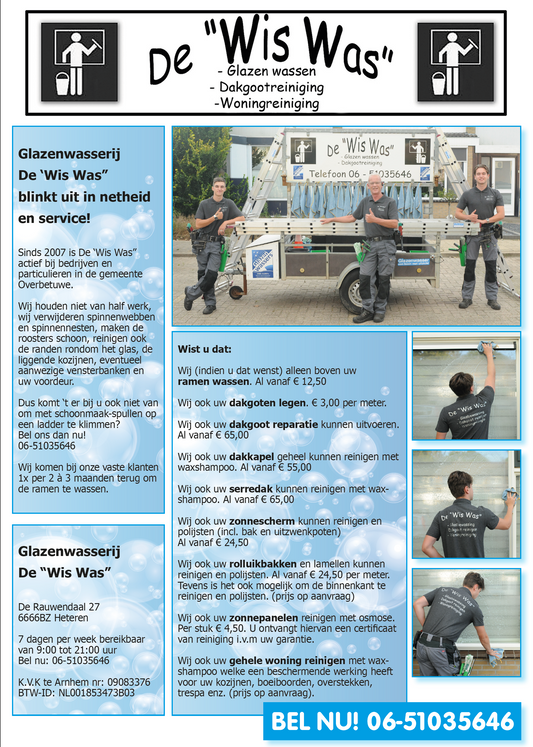 Flyers A4 ~ kleine aantallen