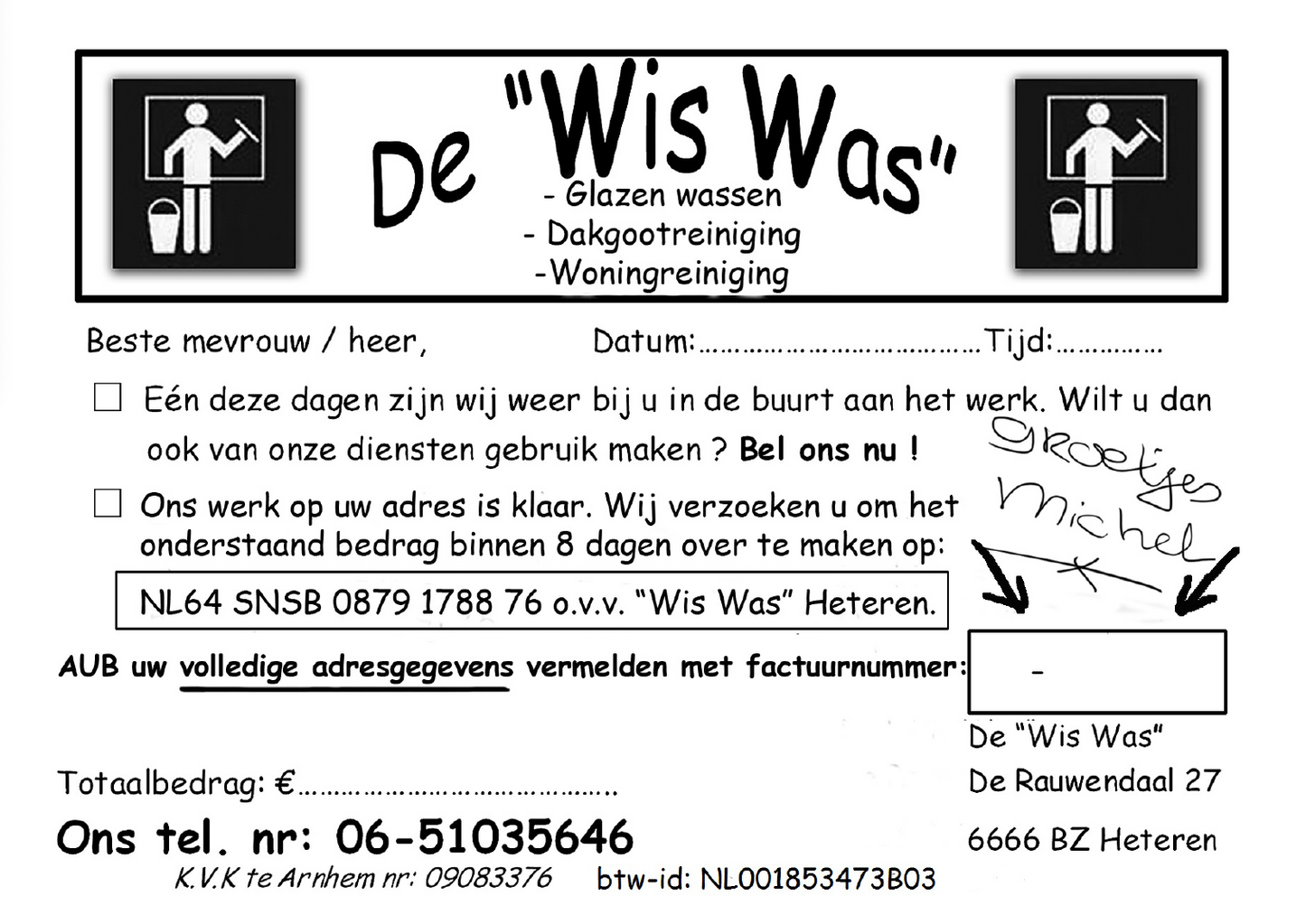 Flyers A6 ~ kleine aantallen
