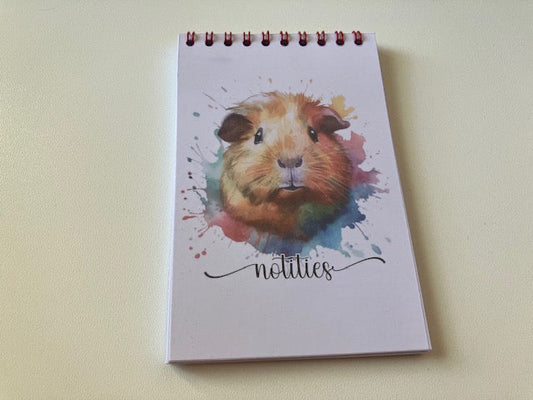 Notitieblokje cavia ~ cavia verfspat